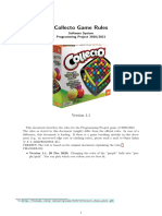 Collecto Game Rules: Software System Programming Project 2020/2021