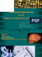 FUNCIONES EJECUTIVAS y TDAH 2016