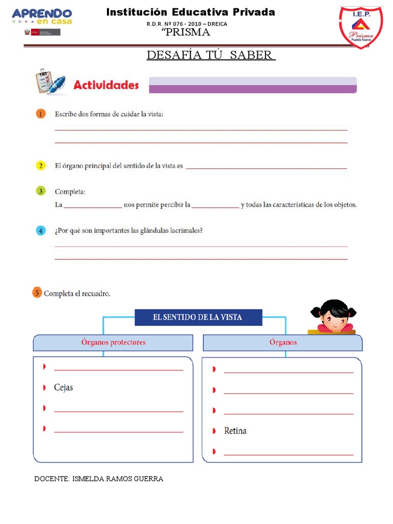 Desafía tu Saber - Prisma Edu. | PDF
