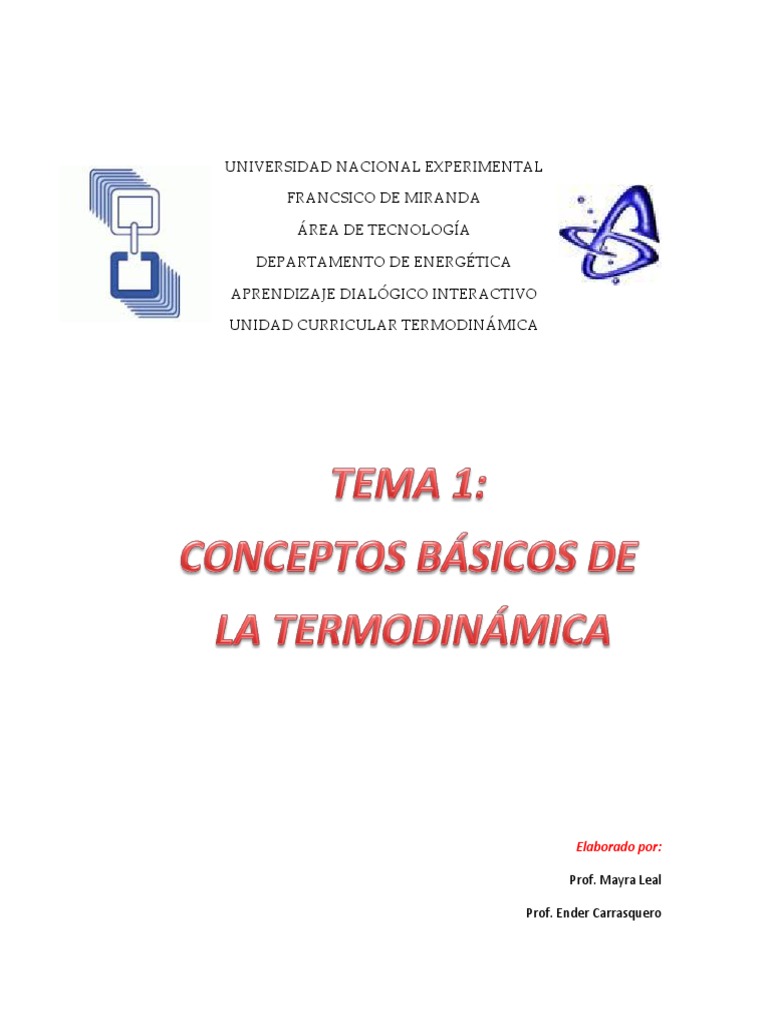 Conceptos Basicos de La Termodinamica | PDF | Termodinámica | Temperatura
