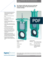 The Clarkson KGD Wafer Style Slurry Knife Gate Valve