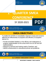 Busay National High School: 1 Quarter Smea Conference