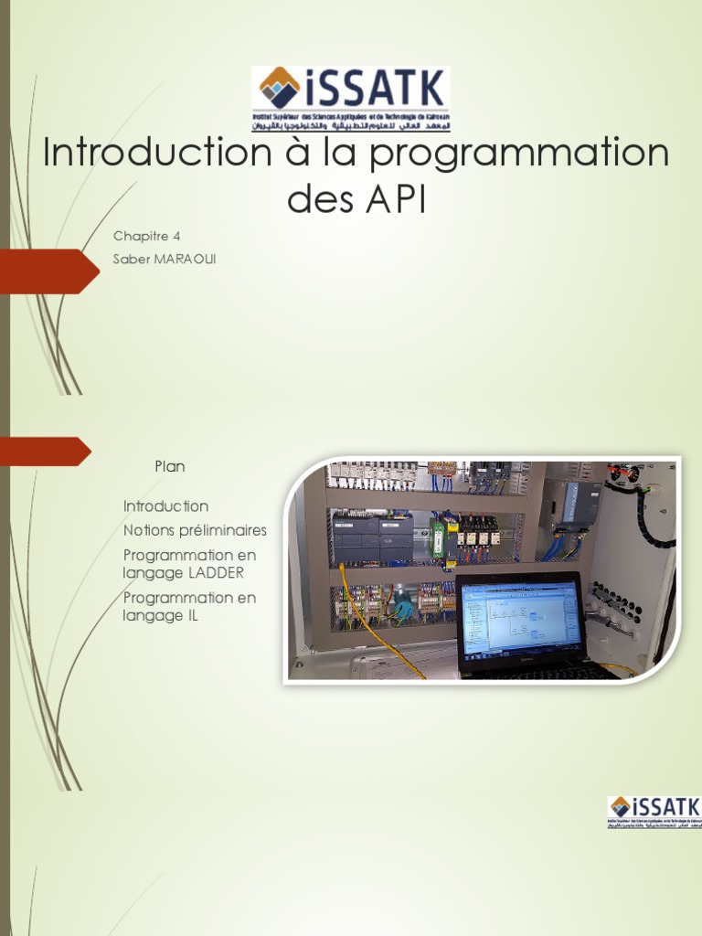 API Chap4 Inro Programmation-1 | PDF | Langage de programmation ...