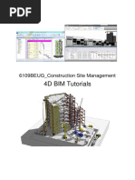 4D BIM Tutorials: 6109BEUG - Construction Site Management