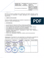 PROCEDIMIENTO Formulación y Ejecución de Proyectos de Infraestructura 2017