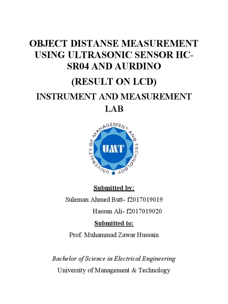 Ultrasonic Distance Measurement with Arduino | PDF | Ultrasound | Arduino
