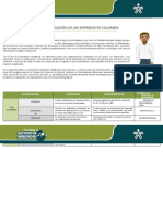 Clasificacion de Las Empresas en Colombia