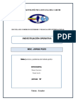 Inevestigación Operativa: Universidad Politécnica Estatal Del Carchi