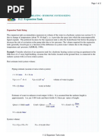 11.2 Expansion Tank: Chapter 11 Heating - Hydronic System Sizing