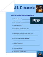 Answer The Questions After Watching The Movie