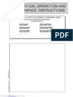 Installation, operation and maintenance instructions for analogue electric-electronic "combined