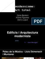 El Modernisme: Art Total