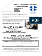 Flyer For March 17-18 MHFA Training2)