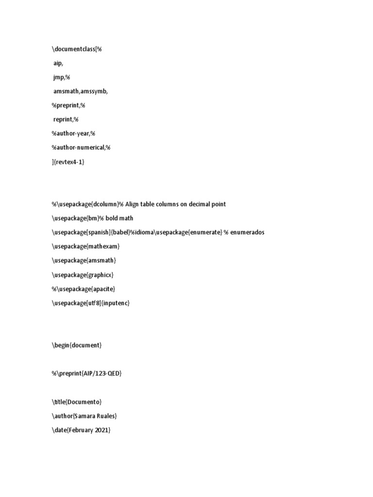 Formulas, Tabla y Grafica en Latex PDF