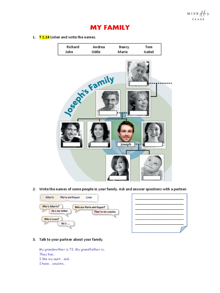 Family Members and Stories | PDF