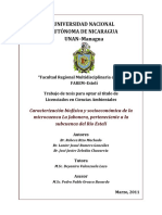 Caracterización biofísica y socioeconómica de la microcuenca La Jabonera