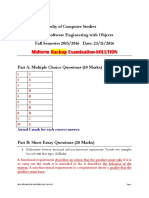 Midterm Backup Examination-SOLUTION