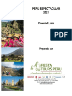 Fiesta Tours Peru, Peru Espectacular 7d6n - 2021