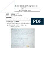 Primera Evaluación de Consolidado 1 - Completado