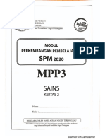 Terengganu - Sains K2 Trial SPM 2020