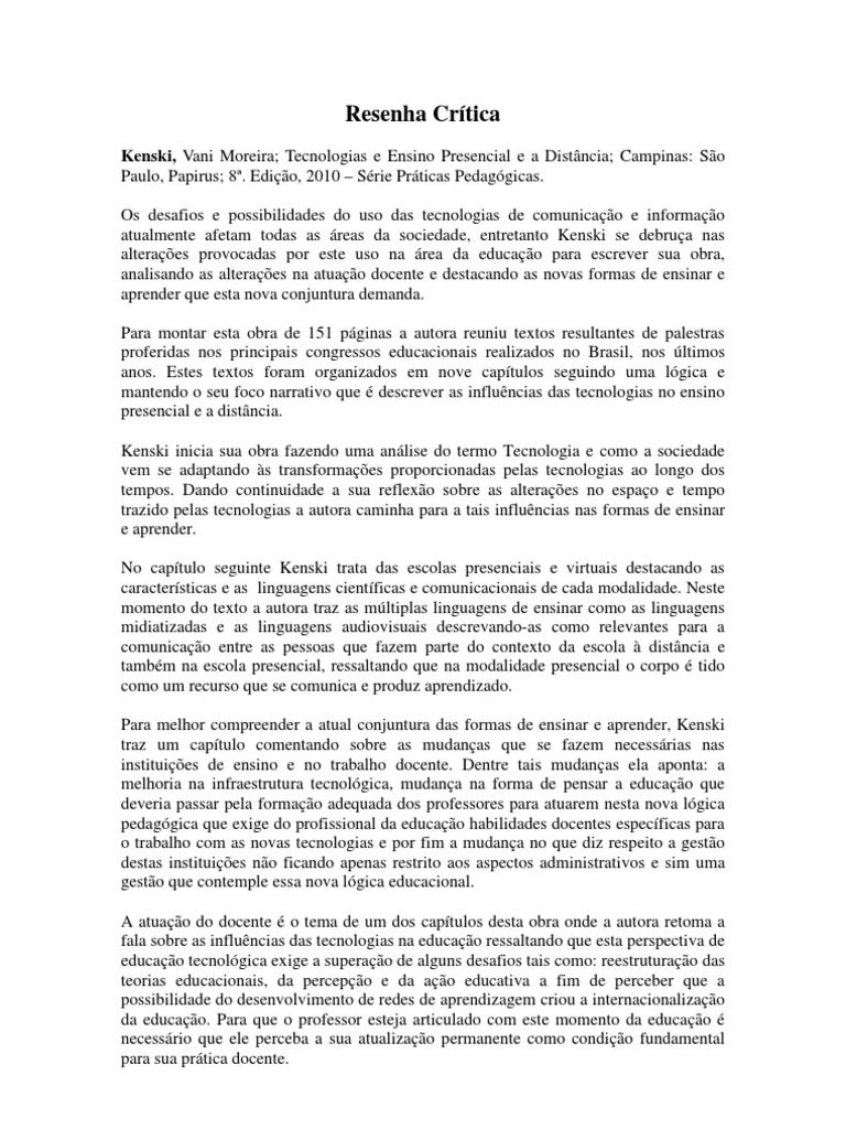 Microsoft Word - Resenha Pronta