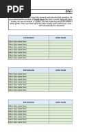 GPA Calculator: 1st Semester Letter Grade