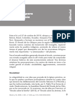 Texto 3. Sínodo para la Amazonía. Razón y Fe. Editorial