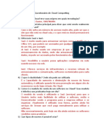 Questionário Cloud Computing