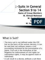 Topic:-Suits in General Section 9 To 14