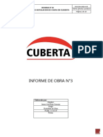 Informe-Avance de Instalacion de Chapa en Cubierta