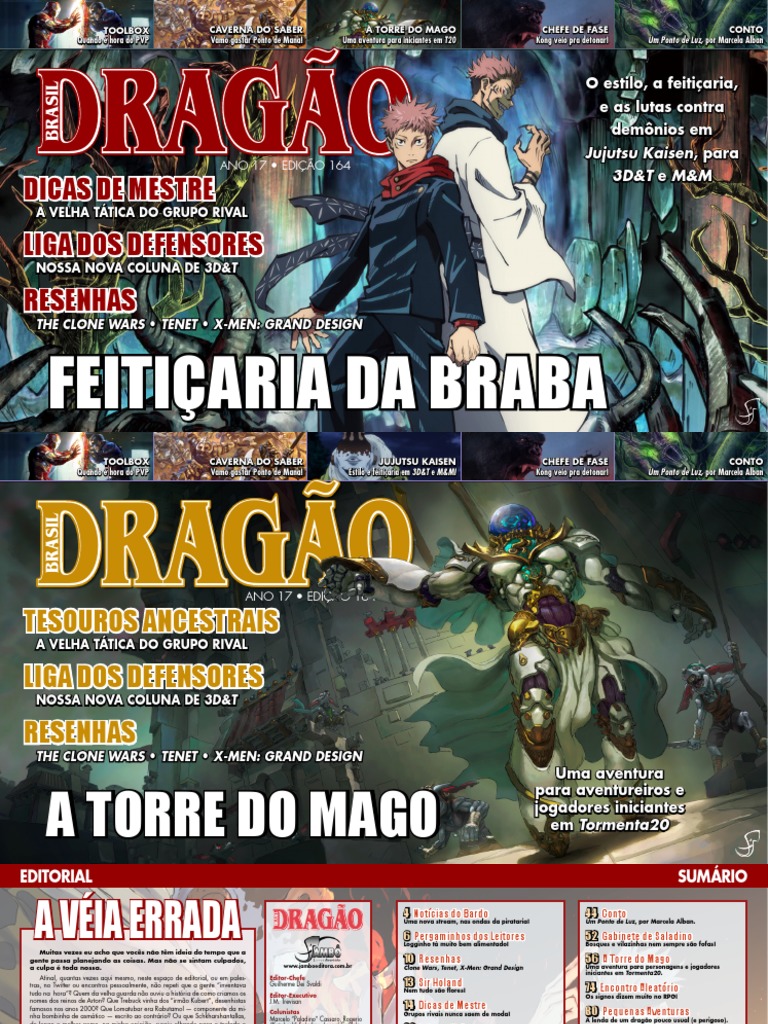 Dragão Brasil 164 - Feitiçaria Braba & Torre Do Mago, PDF