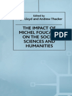 Moya Lloyd, Andrew Thacker (Eds.) - The Impact of Michel Foucault on the Social Sciences and Humanities-Palgrave Macmillan UK (1997)