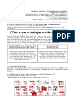 Cómo Crear y Trabajar Archivos en PDF: Vea Los Vídeos Resúmenes En: WWW - Medioscan.es y WWW - Teleiglesia.es
