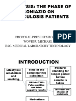 Urinalysis: The Phase of Isoniazid On Tuberculosis Patients