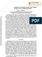 Downes 1957 - THE FEEDING HABITS OF BITING FLIES AND THEIR SIGNIFICANCE IN CLASSIFICATION