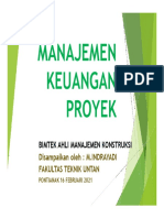 MANAJEMEN KEUANGAN PROYEK