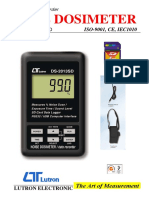 Noise Dosimeter: ISO-9001, CE, IEC1010