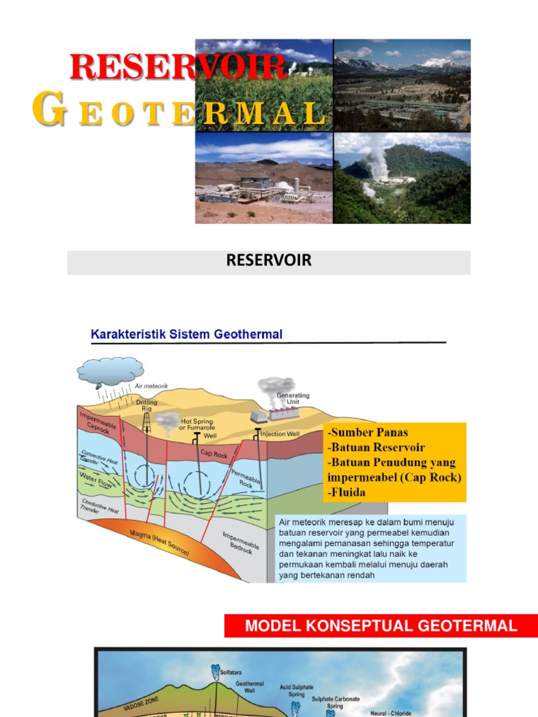 Model Reservoir Geothermal dan Tipe-Tipenya | PDF
