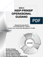 Prinsip-Prinsip Operasional Gudang: Sesi Ii