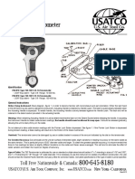 T60 Cable Tensiometer: Instruction Manual