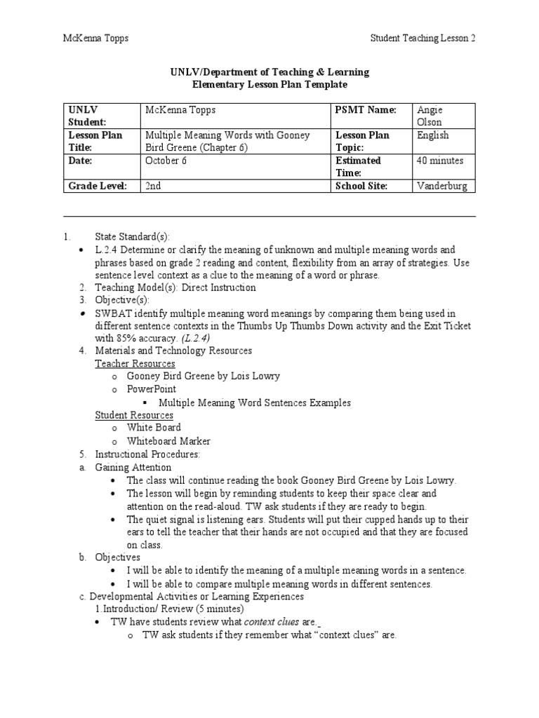 p2 Lesson 2 GBG ch6 - Topps | PDF | Cognitive Science | Human Nature