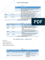 Academic English Syllabus: Week 1