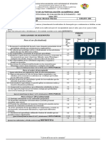 Formato de Autoevaluación Académica 2020 Español