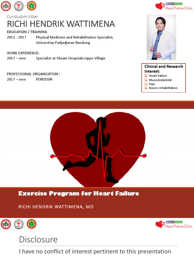 Exercise Program For Heart Failure Patients PDF Heart Failure