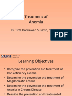 Treatment of Anemia - No Vid