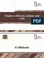 Chapter 4: Mixtures, Solutions and Acids