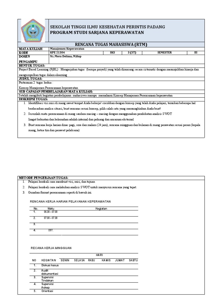 RTM 2 Manajemen | PDF