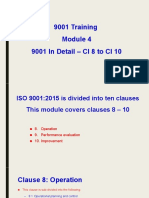 9001 Training Module 4 - Cl8 To Cl10 in Detail