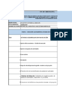 1) Cronograma de Actividades Alfa y Omega