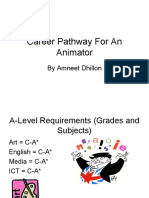 Career Pathway For An Animator